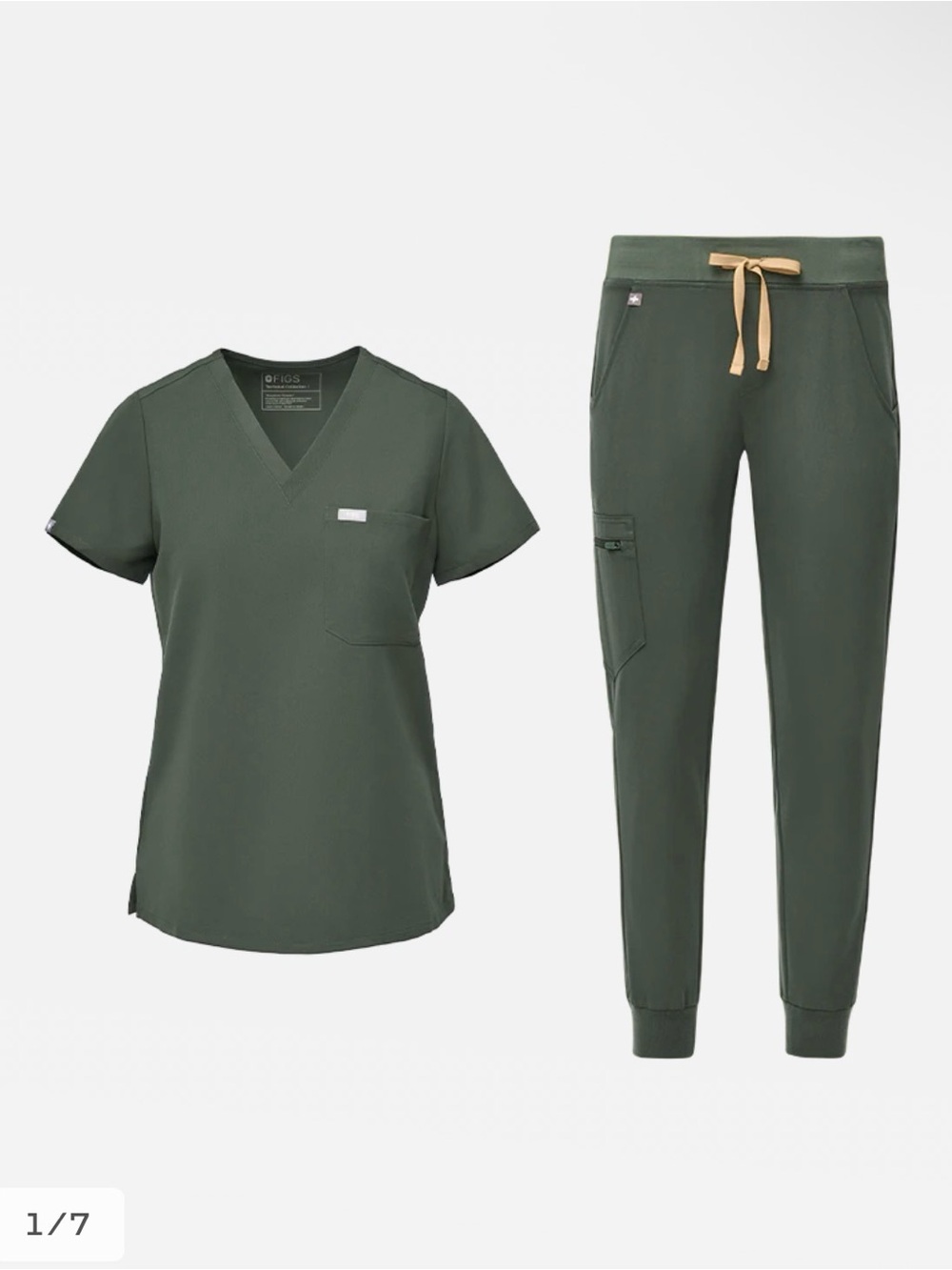 Figs Moss Green Set XL